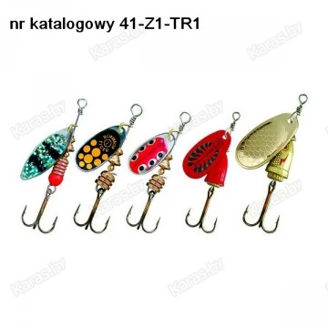 Набор блесен Robinson Trout 1 (форель) 3-6г (pstrąg 1) 41-Z1-TR1